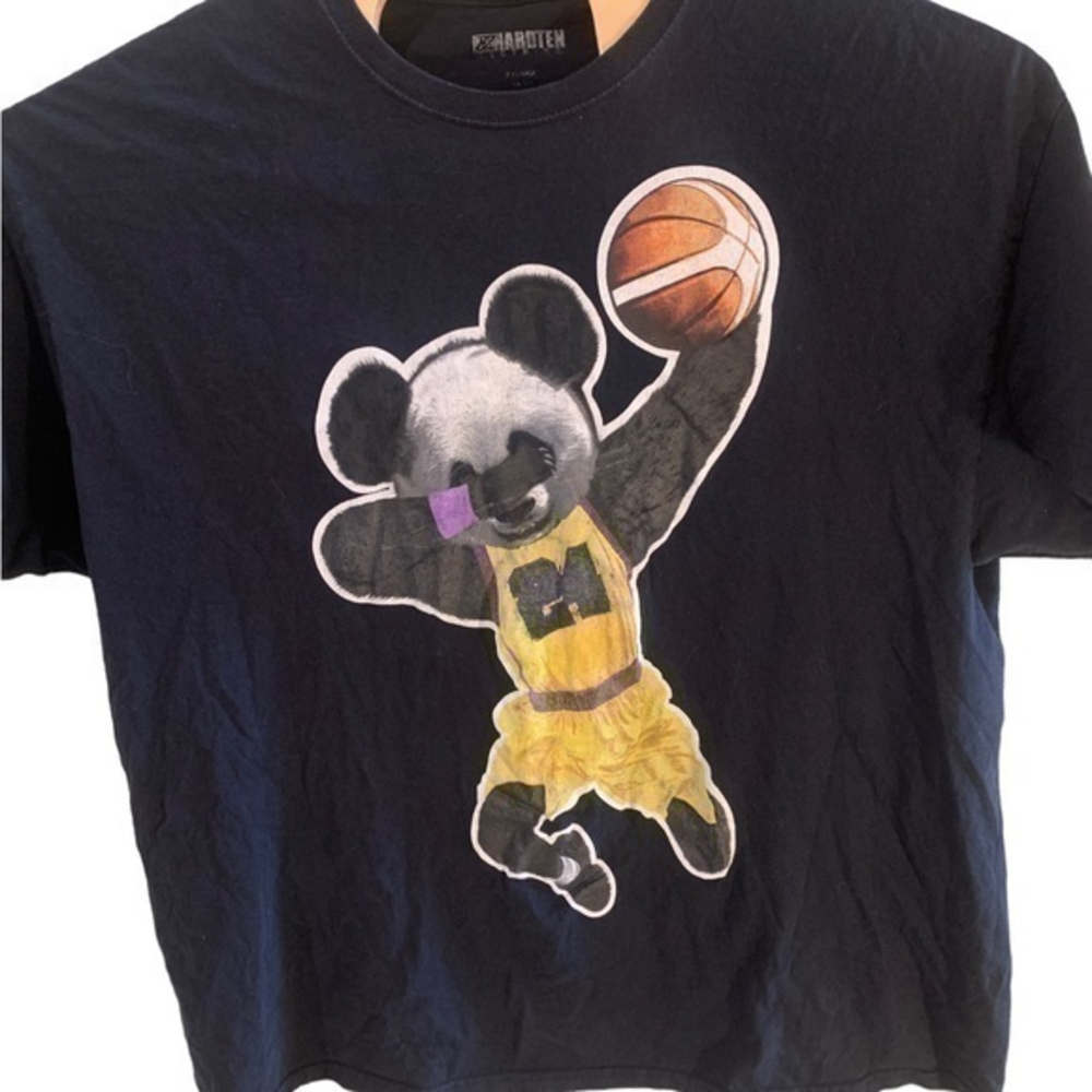 Hardten Kobe Bryant Bear 24 T-shirt Sz XXL LA Lakers Basketball Panda Dab‎ Nba